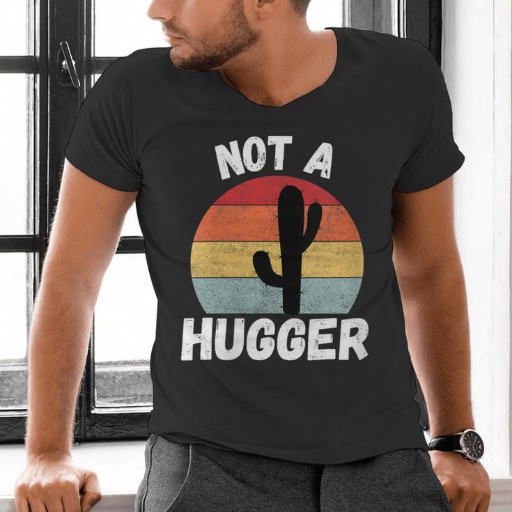 Not A Hugger Cactus Introvert Antisocial Men's V-Neck T-Shirt Not A Hugger Cactus Introvert Antisocial Men's V-Neck T-Shirt