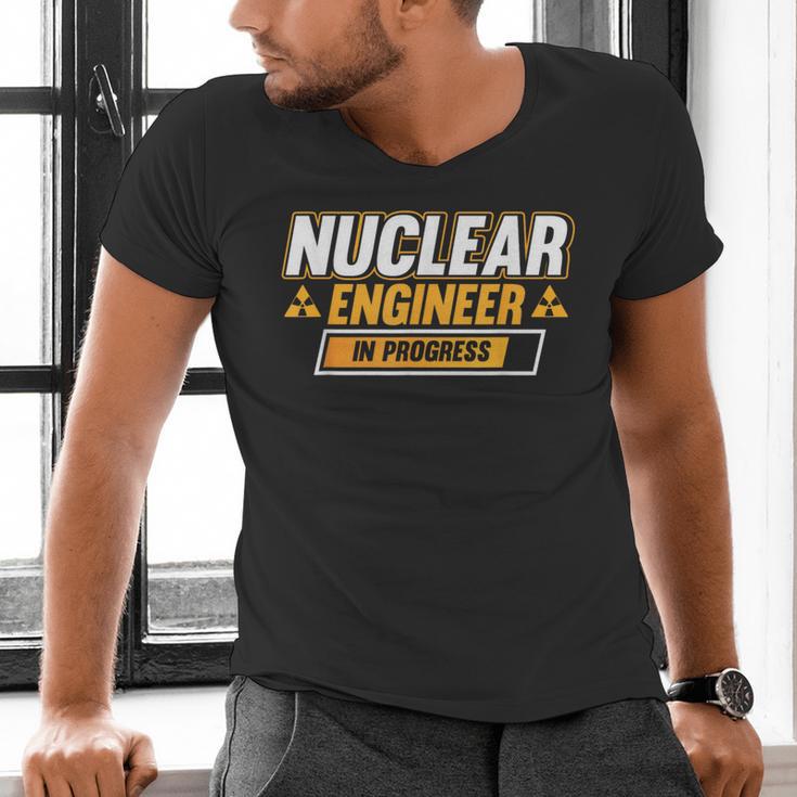 Nuclear Engineer In Progress Engineer Graduation Men's V-Neck T-Shirt