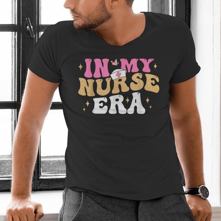 In My Nurse Era Nursing School Graduation Women Men's V-Neck T-Shirt