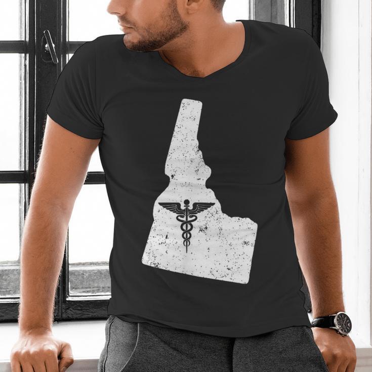 ON NurseShirt Nurse Graduation Idaho Men's V-Neck T-Shirt