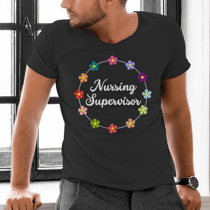 Nursing Supervisor Nurse Saying Graduation Proud Nurse Love Men's V-Neck T-Shirt