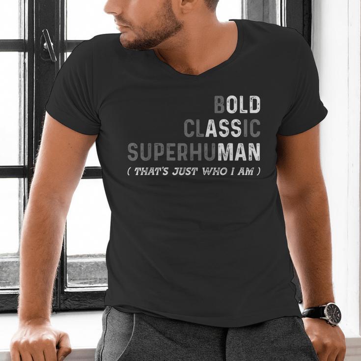 Old Man Gag Dad Father's Day Husband Birthday Grandpa Men's V-Neck T-Shirt