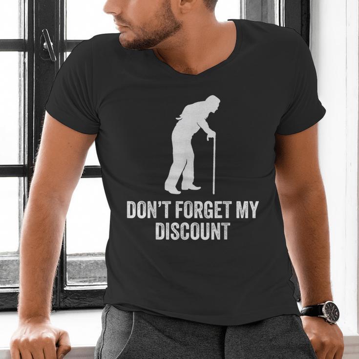 Old Man Gag Old Person Older People Men Dad Birthday Men's V-Neck T-Shirt