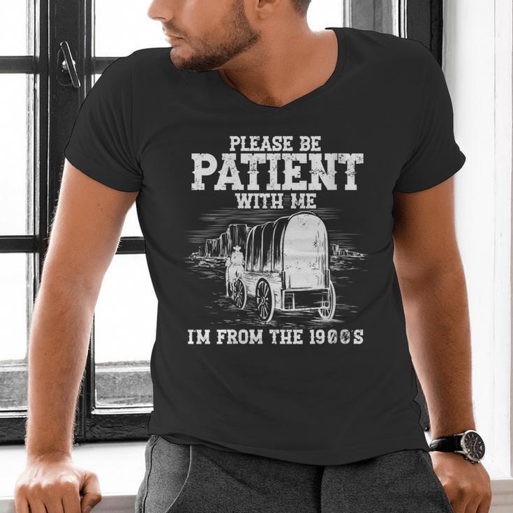 Patient With Me I'm From The 1900s Oregon Vintage Men's V-Neck T-Shirt