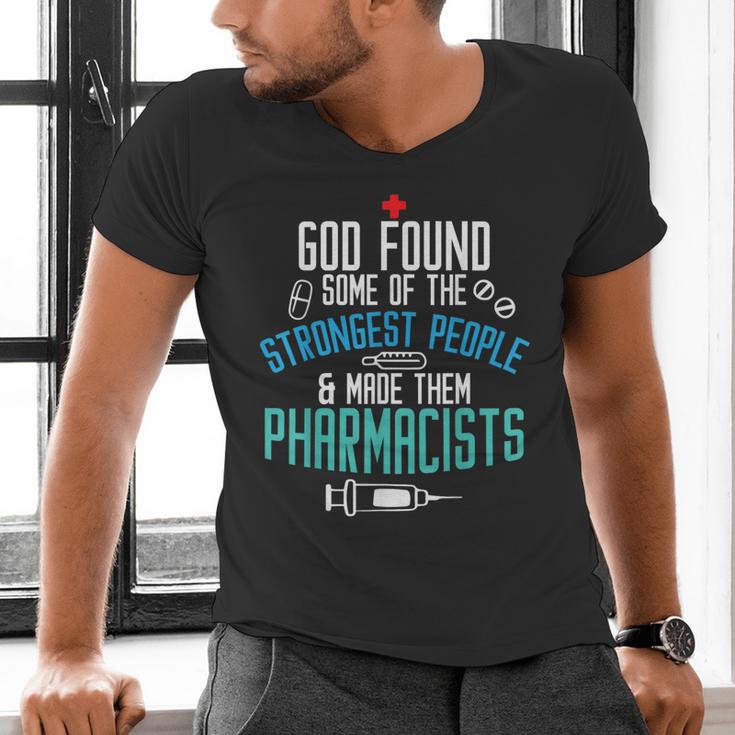 Pharmacist Christian Pharmacy Student PharmD Graduation Men's V-Neck T-Shirt