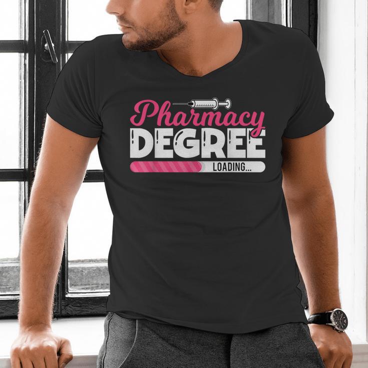Pharmacy Degree Loading Future Pharmacist Graduation Men's V-Neck T-Shirt