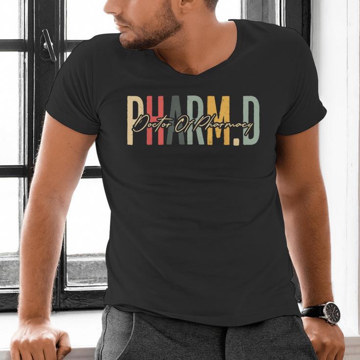 PharmD Doctor Of Pharmacy Student Pharmacist Graduation Men's V-Neck T-Shirt