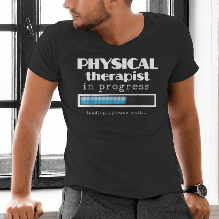 Physical Therapist Progress Graduation T-Shirt Men's V-Neck T-Shirt