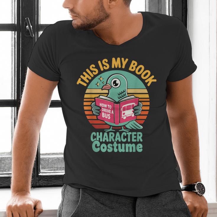 Pigeon Book Character Costume For Reading Day Men's V-Neck T-Shirt