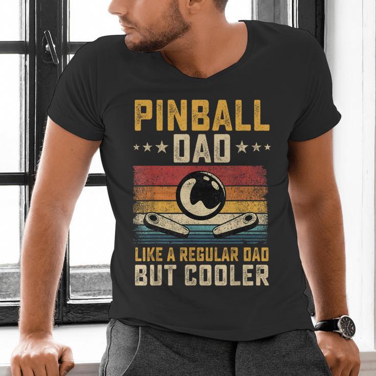 Pinball Dad Like Regular Dad But Cooler Father's Day Men's V-Neck T-Shirt Pinball Dad Like Regular Dad But Cooler Father's Day Men's V-Neck T-Shirt