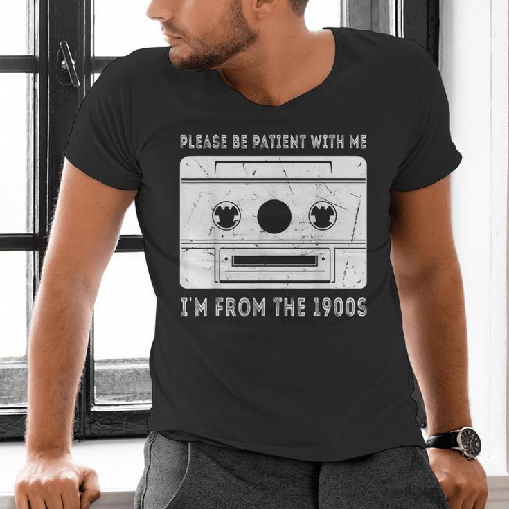 Please Be Patient I'm From The 1900s Cowboy Saying Men's V-Neck T-Shirt Please Be Patient I'm From The 1900s Cowboy Saying Men's V-Neck T-Shirt