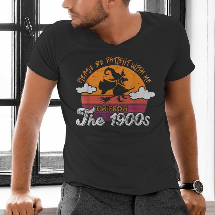 Please Be Patient With Me I'm From The 1900s Halloween Men's V-Neck T-Shirt