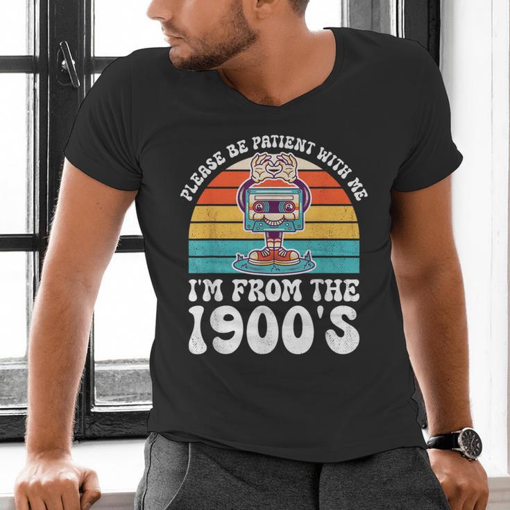 Please Be Patient With Me I'm From The 1900s Kawaii Men's V-Neck T-Shirt Please Be Patient With Me I'm From The 1900s Kawaii Men's V-Neck T-Shirt