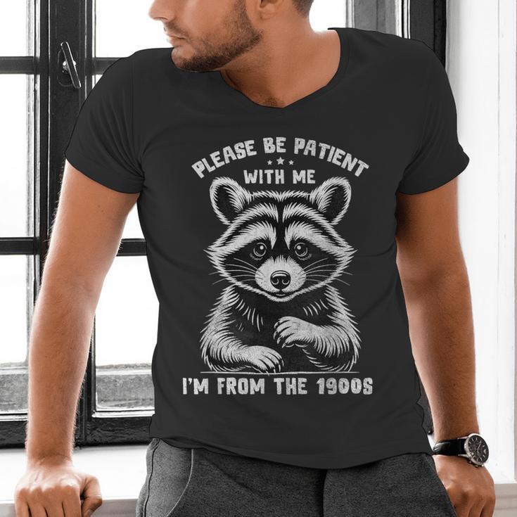 Please Be Patient I'm From The 1900s Old People Retro Men's V-Neck T-Shirt