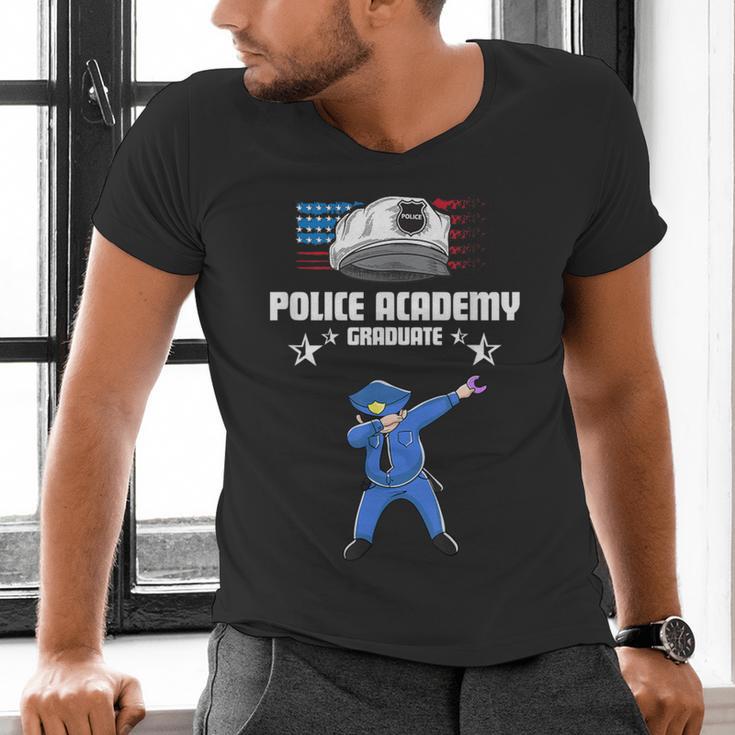 Police Academy Graduate Shirt Police Academy Graduation Gift Men's V-Neck T-Shirt