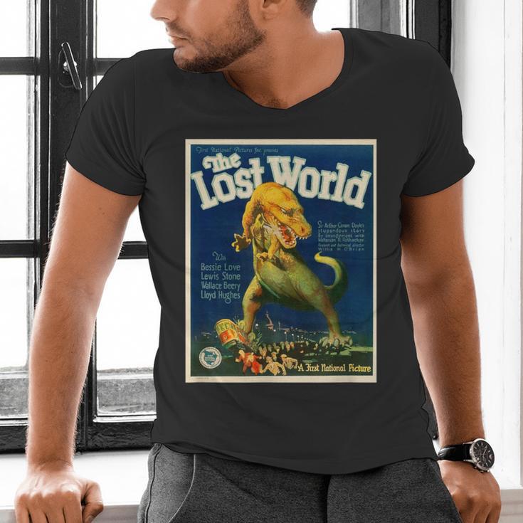 Poster Of Movie Adaptation Of Sir Arthur Conan Doyle Book Men's V-Neck T-Shirt