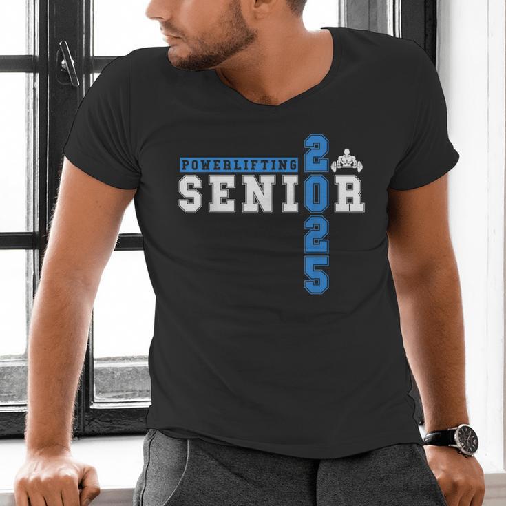 Powerlifting Senior 2025 Class Of 2025 Graduation Party 23 Men's V-Neck T-Shirt