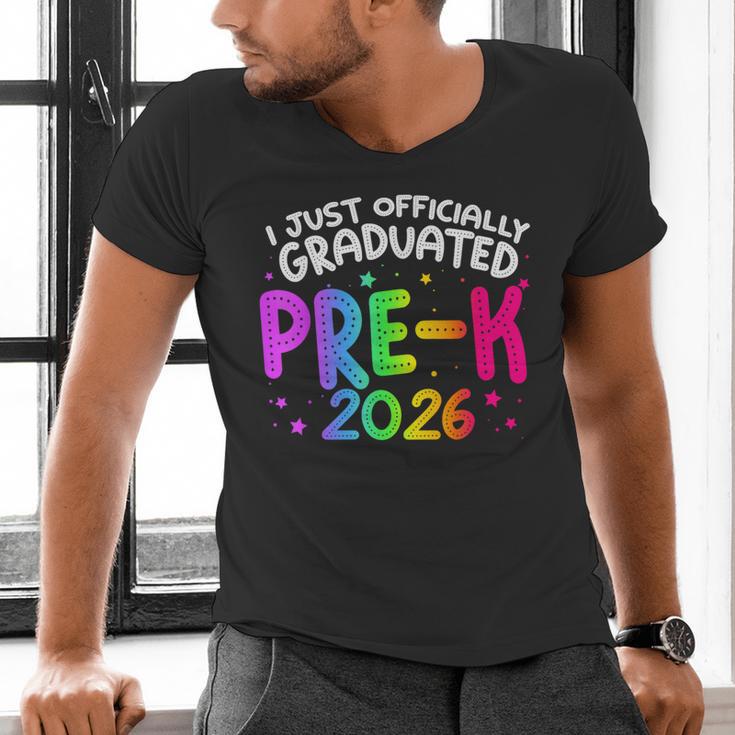 Pre-K Graduation Class Of 2026 Pre-K Graduated 2026 Men's V-Neck T-Shirt