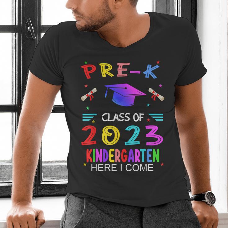 Pre-k Graduation Pre Kindergarten Class Of 2023 Boys Girls Men's V-Neck T-Shirt