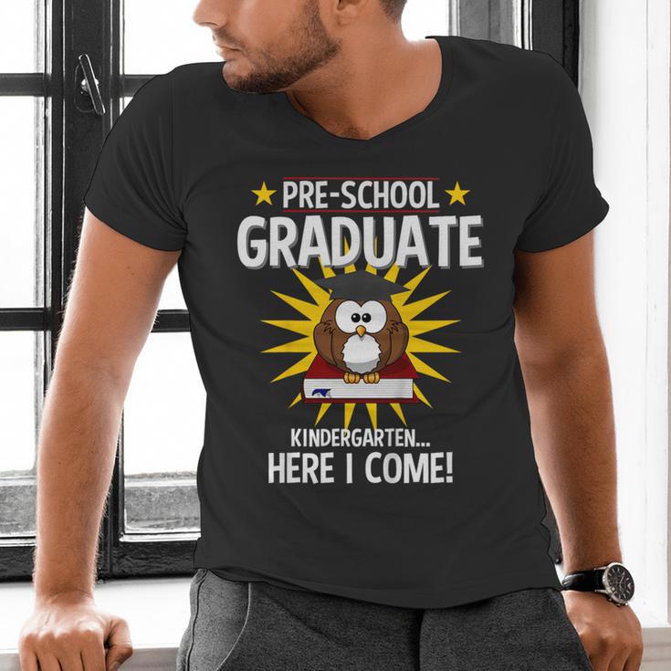 Pre K Graduation Shirt 2019 PreSchool Graduate Toddler Men's V-Neck T-Shirt