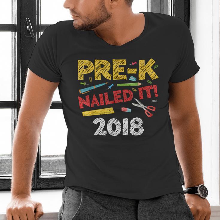 Pre-K Nailed It Class Of 2018 Graduation Men's V-Neck T-Shirt