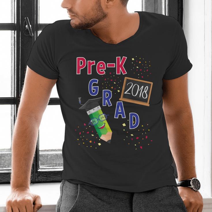 Pre Kindergarten Graduation 2018 Fun Graduate Shirt For Kids Men's V-Neck T-Shirt