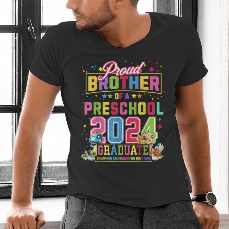 Pre School Graduation Idea Brother & Preschool Graduation Men's V-Neck T-Shirt