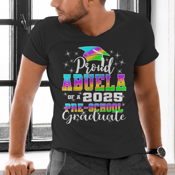 Proud Abuela Of Preschool Graduate 2025 Graduation Men's V-Neck T-Shirt