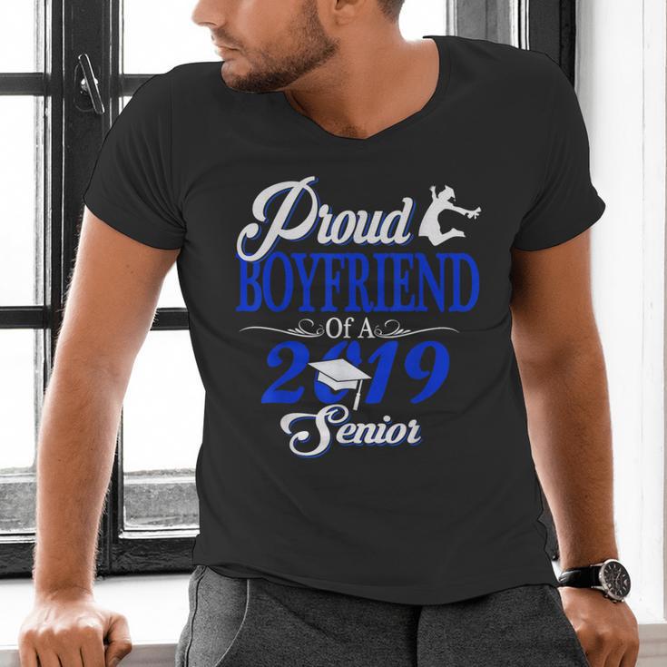 Proud BOYFRIEND Of A Class 2019 Senior Tee Graduation Men's V-Neck T-Shirt