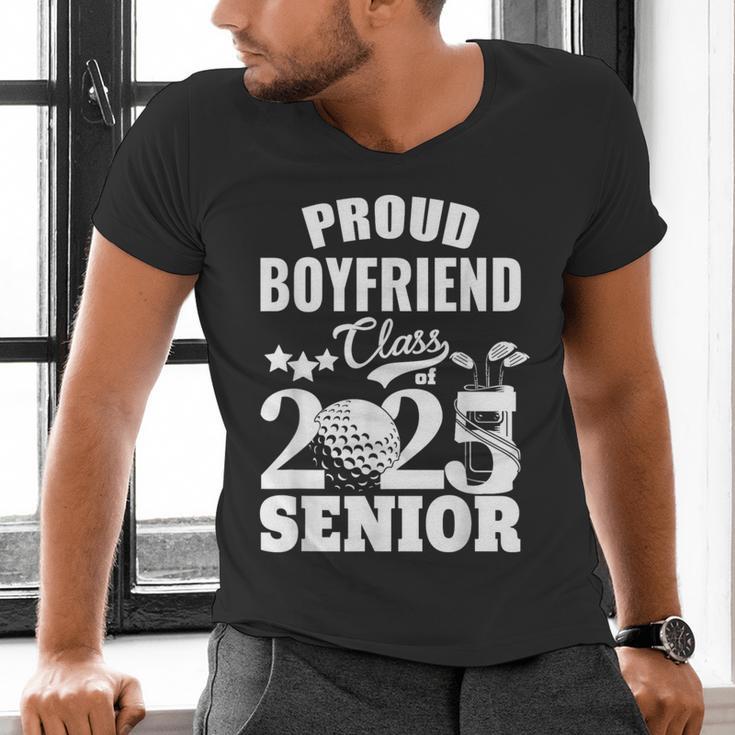 Proud Boyfriend Class Of 2025 Graduation Senior 2025 Golf Men's V-Neck T-Shirt