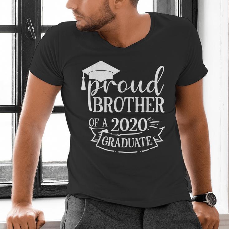 Proud Brother Of a 2020 Graduate Graduation Class Men's V-Neck T-Shirt