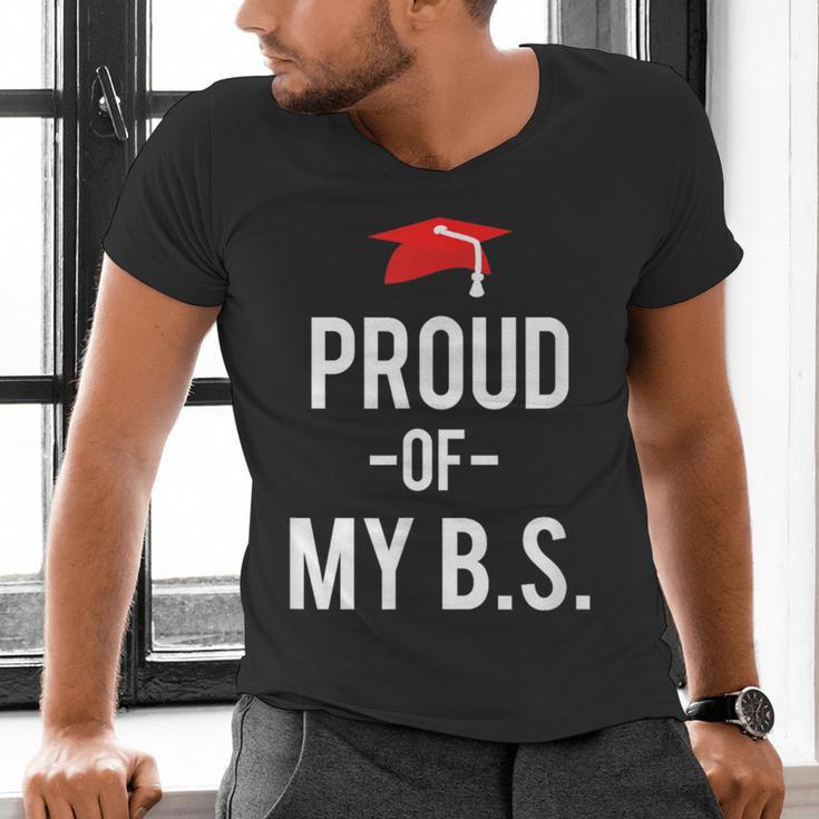 Proud Of My BS Graduation Bachelor's Degree T-Shirt Men's V-Neck T-Shirt