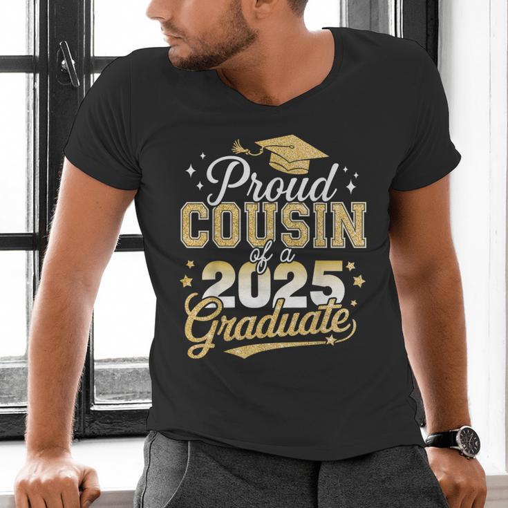 Proud Cousin Of a Class Of 2025 Graduate Senior Graduation Men's V-Neck T-Shirt