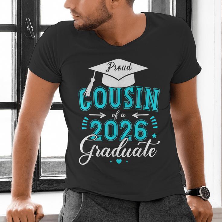 Proud Cousin Of a Class Of 2026 Graduate For Graduation Men's V-Neck T-Shirt