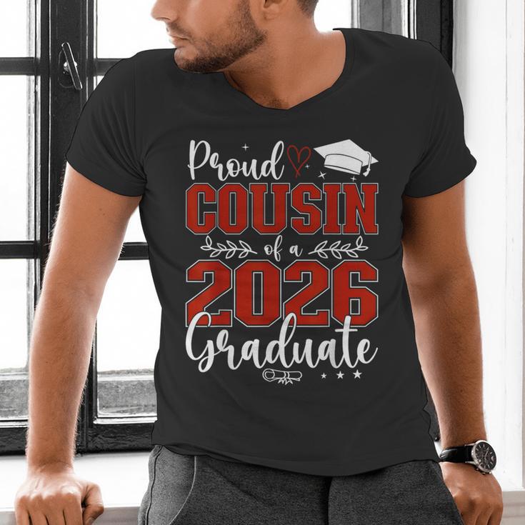 Proud Cousin Of a Class Of 2026 Graduate Senior Graduation Men's V-Neck T-Shirt
