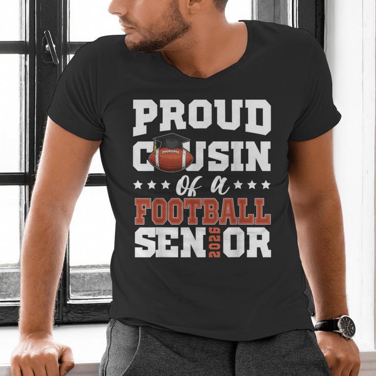 Proud Cousin Of a Football Senior 2026 Graduation Gifts Men's V-Neck T-Shirt