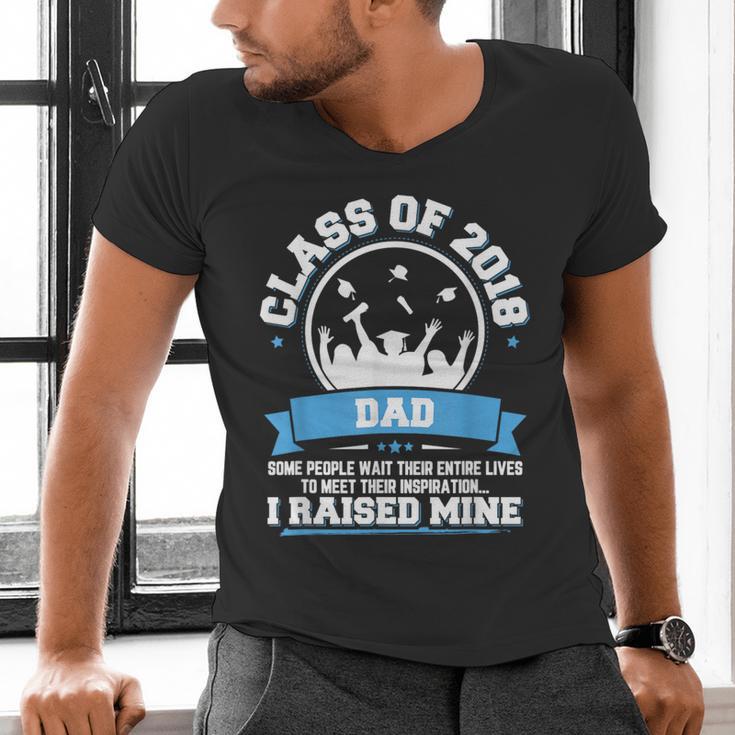 Proud Dad Of A Class Of 2018 Graduate TShirt Graduation Men's V-Neck T-Shirt