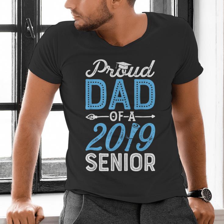 Proud Dad Of A Class 2019 SeniorShirt Graduation Men's V-Neck T-Shirt Proud Dad Of A Class 2019 SeniorShirt Graduation Men's V-Neck T-Shirt
