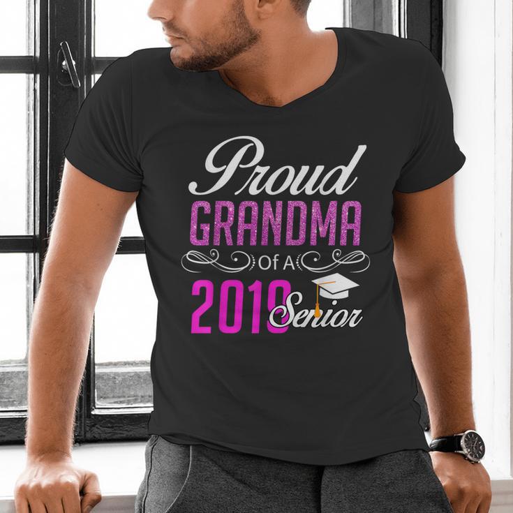 Proud GRANDMA Of A Class 2019 Senior Graduation Men's V-Neck T-Shirt