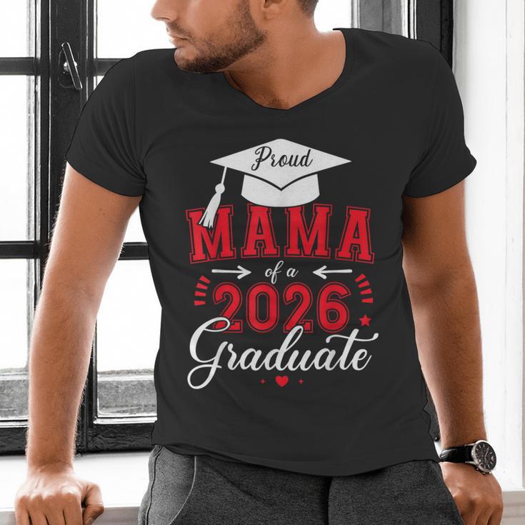 Proud Mama Of a Class Of 2026 Graduate For Graduation Men's V-Neck T-Shirt