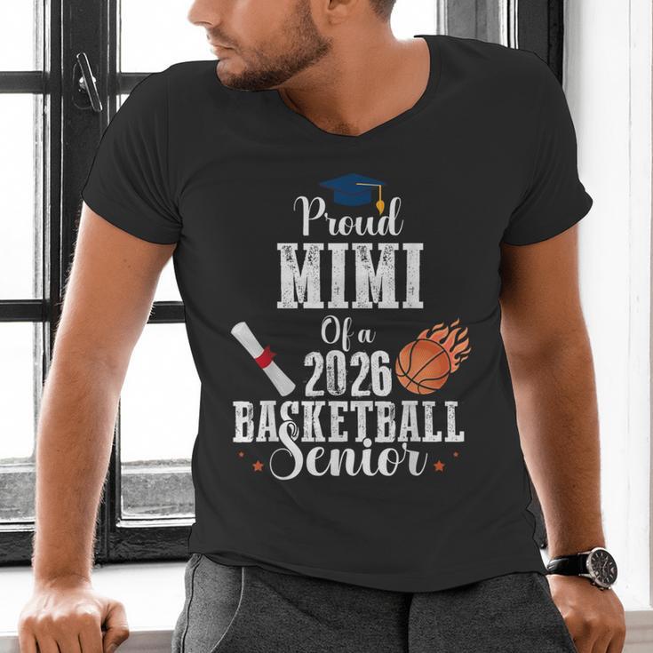 Proud MIMI Of 2026 Basketball Senior Class Graduation Men's V-Neck T-Shirt