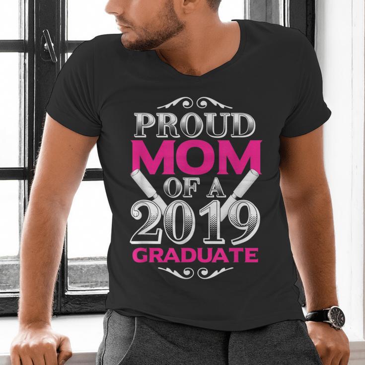 Proud Mom Of 2019 Graduate Class 2019 Tshirt Graduation Men's V-Neck T-Shirt