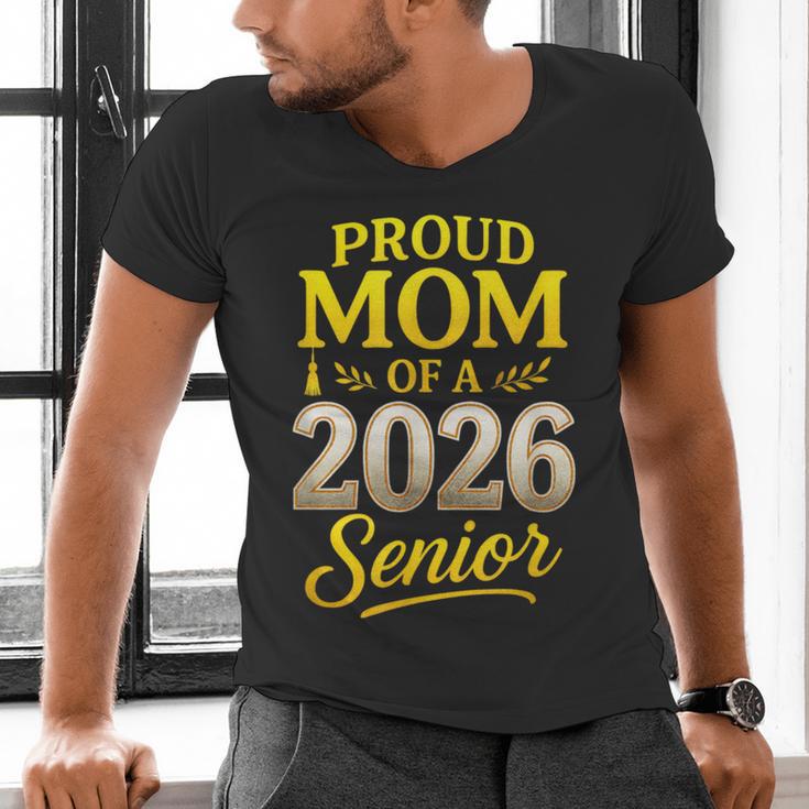 Proud Mom Of A 2026 Senior Graduation Pride Men's V-Neck T-Shirt