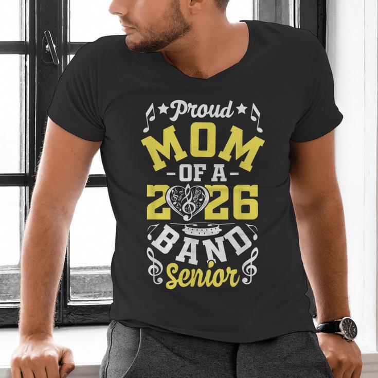 Proud Mom Of a Band Senior 2026 Graduation Men's V-Neck T-Shirt