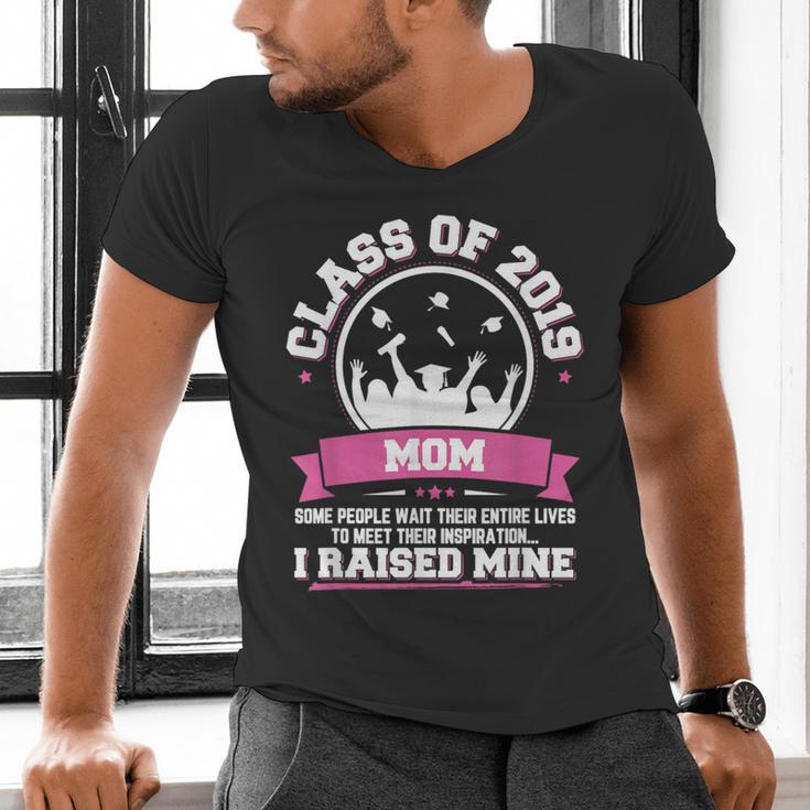 Proud Mom Of A Class Of 2019 Graduate TShirt Graduation Men's V-Neck T-Shirt