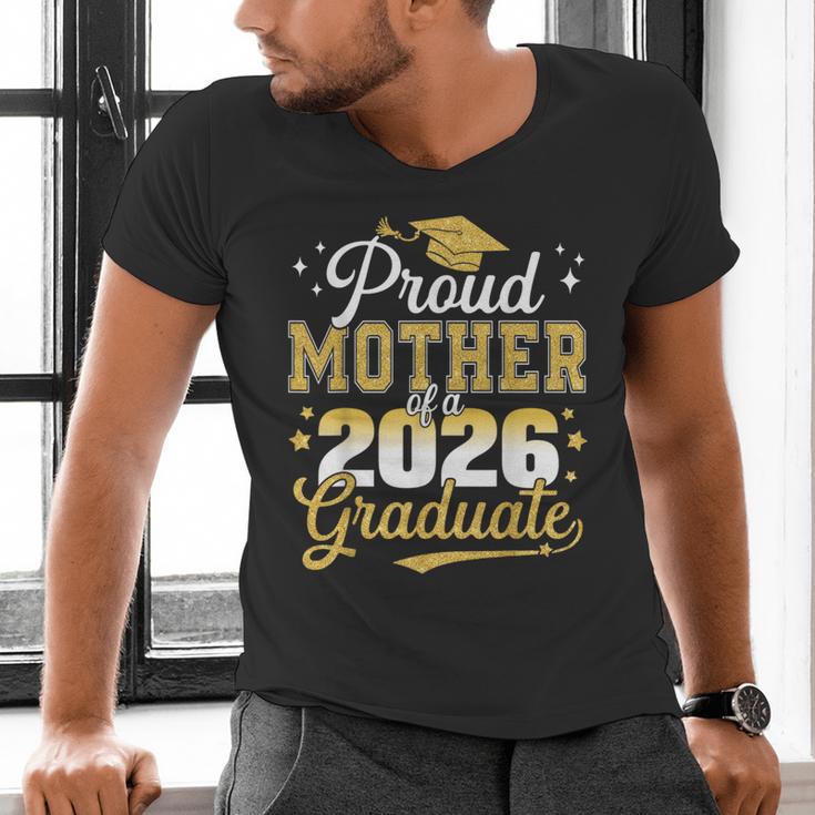 Proud Mother Of a Class Of 2026 Graduate Senior Graduation Men's V-Neck T-Shirt