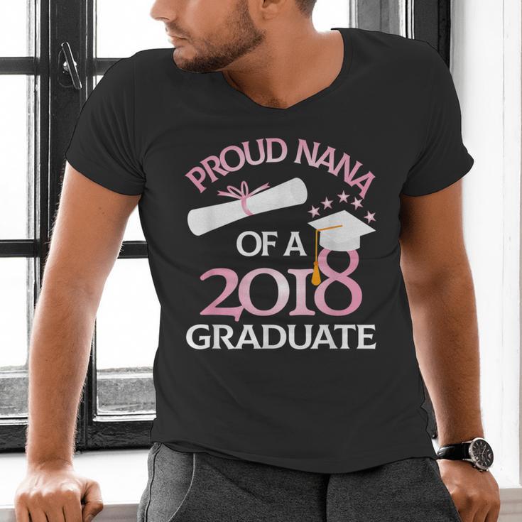 Proud Nana Of a 2018 Graduate Grandmother Graduation Men's V-Neck T-Shirt