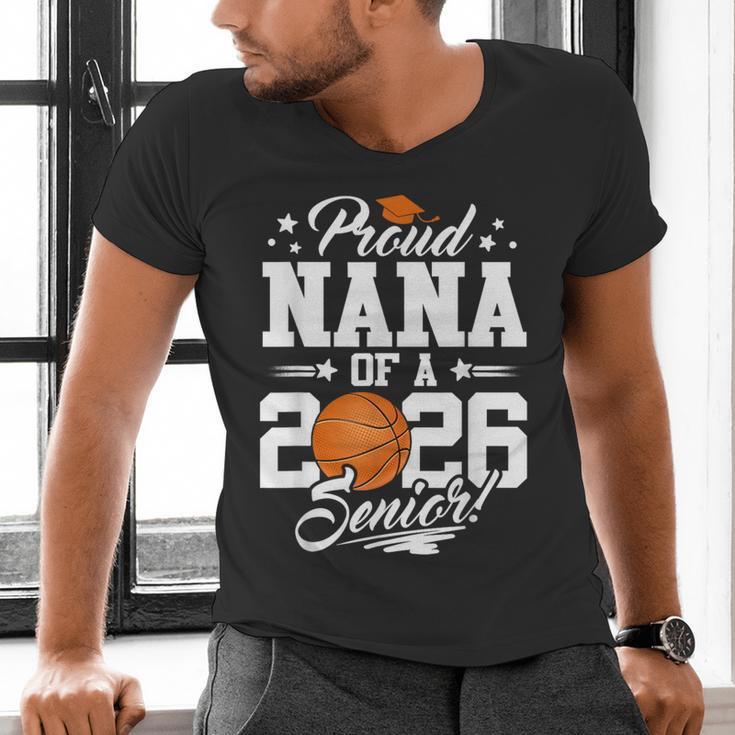 Proud Nana Of A 2026 Senior Basketball Graduation Men's V-Neck T-Shirt