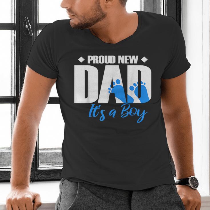 Proud New Dad It's A Boy Men's V-Neck T-Shirt