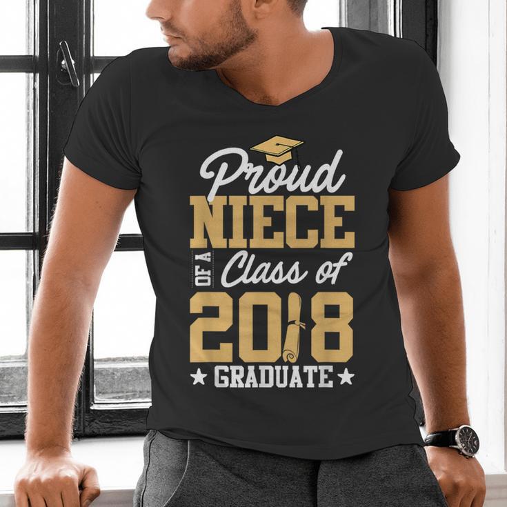 Proud Niece Graduation Shirts For Family 2018 Men's V-Neck T-Shirt